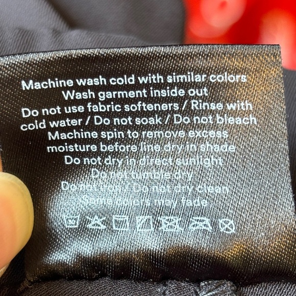 Summersalt Black Perfect Wide Leg Side Zip High Rise Pant Size S - Picture 3 of 12